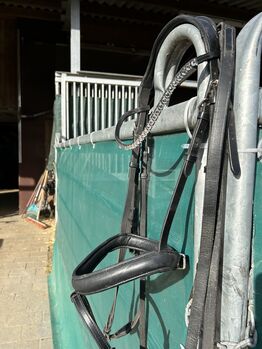 Trense schwarz Wb, Lea , Bridles & Headstalls, Nottuln