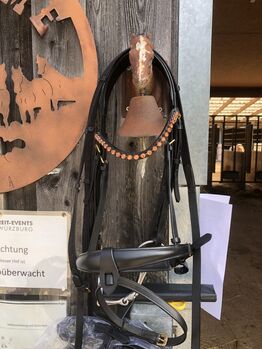 Trense mit braunem Straßstirnband, Englisch Kombiniert zum abnehmen.Neu, Kronwitter Petra , Bridles & Headstalls, Mainbernheim