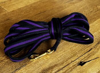 Softlonge lila/schwarz 8m