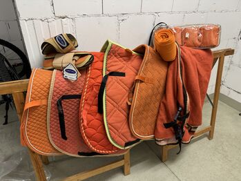 Sommer Paket- 5 Schabracken orange, Decke & Zubehör Eskatron, Kawalkade, HKM,…