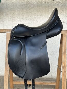 Sommer Opus 1 Dressursattel Klettpausche 17,5 Zoll Schwarz Glitzer, Sommer  Opus 1 Dressur , Sabrina, Dressage Saddle, Furth