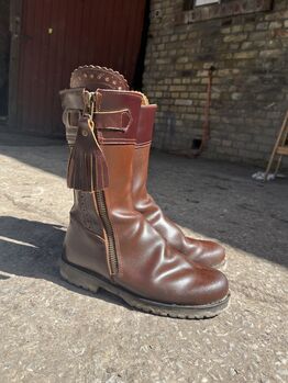 Spanische Reitstiefel halbhoch