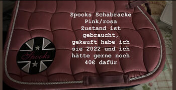 Spooks Schabracke Big Square Rosa, Spooks  Schabracke big Square , E. Lenkeit , Schabracken, Ludwigsfelde 