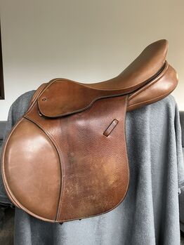 Springsattel 17,5 Zoll, mittlere Kammer (MN1), Jeremy Rudge, Laura, Jumping Saddle, Bochum