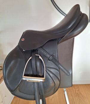 Sattel Springsattel, Kieffer  Arezzo mit Wollkissen, Olivia , Jumping Saddle, Urdorf