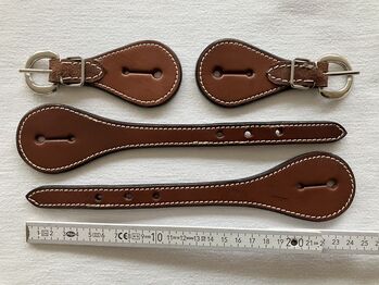 Sporenriemen, schmal, braun, LaJana, Spurs & Spur Straps, Stolberg (Rheinland)