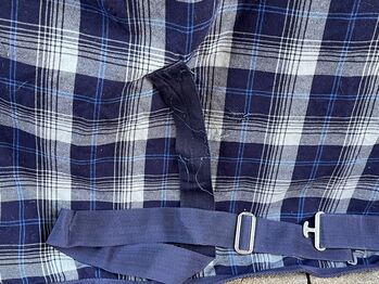 Stalldecke blau 145cm