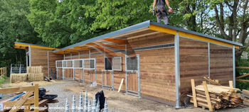 Stallbau - Außenbox, Pferdestall bauen, Pferdebox, Offenstall kaufen, Paddockbox kaufen AUSSENBOXEN  PFERDESTALL