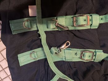 Stalldecke 0g Gr. 155cm Fleece blau-guter Zustand! Thermomaster