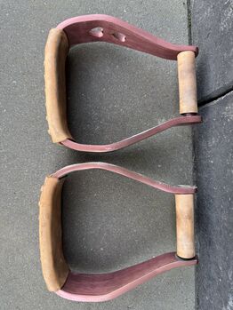 Stirrups Aluminum Showman Showman Heart rose 