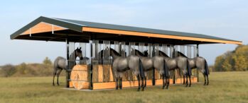 Pferdefütterung & Heuraufe - Pferderaufe und Futterraufe ideal für Pferdestall, Aussenboxen Sp. z o.o (GmbH) Heuraufe - Pferderaufe | Futterraufe TOP Pferdefütterung im Offenstall, AUSSENBOXEN (AUSSENBOXEN Sp. z o.o.), Pasza i suplementy dla koni, Wałcz