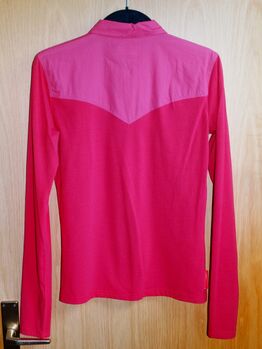 STONEDEEK Damen Langarm Blusenshirt M Kirsche Rot Pink Neuwertig Shirt STONEDEEK