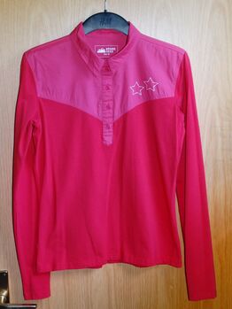 STONEDEEK Damen Langarm Blusenshirt M Kirsche Rot Pink Neuwertig Shirt, STONEDEEK, Anne, Shirts & Tops, Wahrenholz