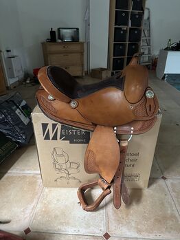 Stonedeek westernzadel 16’’, Stonedeek, Kaia Verlaat, Western Saddle, Geervliet