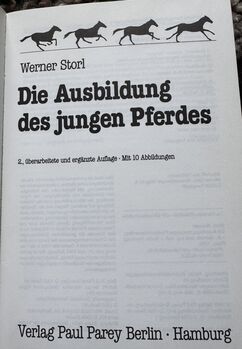 Storl: Die Ausbildung des jungen Pferdes Verlag Paul Parey