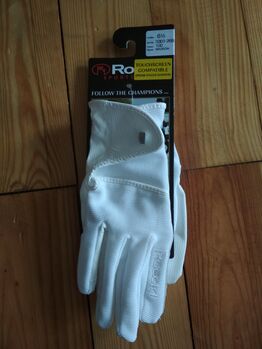 Gr. 6,5 Weiße Roeckl Reithandschuhe, Roeckl Madison, Ina Knauf , Riding Gloves, Nürnberg