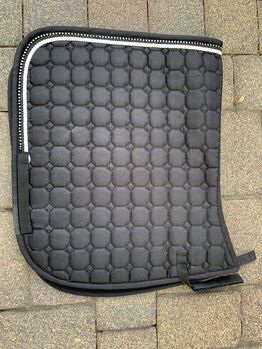 Strass Schabracke Schwarz Glitzer Dressur WB, Tabea, Dressage Pads, Solingen