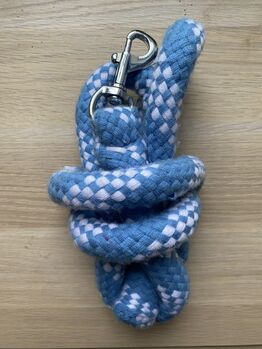 Strick mit Karabiner in Blau/Weis, No-Name Marke, Anschi, Uwiązy, Hallerndorf 