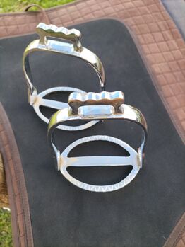 barocke Steigbügel silber, Marion , Siodło akcesoria, Bolsterlang 