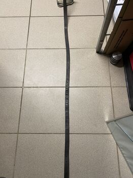 Steigbügelriemen Leder schwarz 150 cm, Christine , Siodło akcesoria, Sinzing 