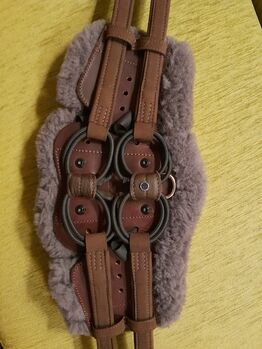 Stübben Equi Soft Sattelgurt Ebony 105cm, mit Lammfell, neu, Stübben Equi Soft, Daniela Zenger, Girths & Cinches, Wörth an der Donau
