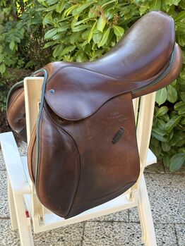 Stübben Springsattel Virginia Ebony 17.5‘‘ 30cm  - neuwertig, Stübben Virginia, Sebastian , Jumping Saddle, Hamburg