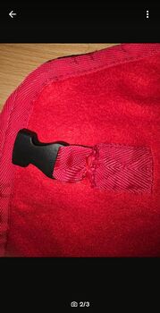 Abschwitzdecke rot 145