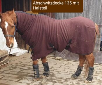 Abschwitzdecke 135 mit Halsteil, Graziella, Horse Blankets, Sheets & Coolers, Ebersbach an der Fils