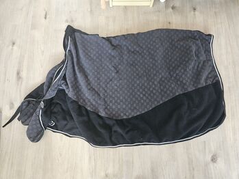 Abschwitzdecke 145 cm grau-schwarz, Katja, Horse Blankets, Sheets & Coolers, St. Georgen