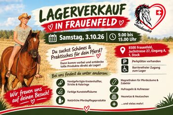 Swisshorseshop Lagerverkauf Frauenfeld 3.10.26, Maya (Swisshorseshop), Bodenarbeit, Frauenfeld