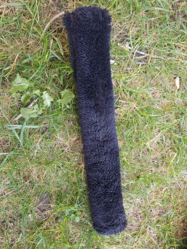 Teddyfleece COB schwarz Nasen-, Genickpolster