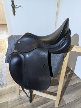 Tekna Letek Dressursattel, Tekna Letek Smooth A Linie, Sabrina Michels , Dressage Saddle, Schmelz