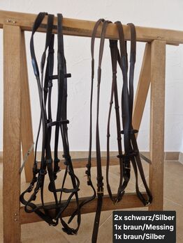Zügel braun und schwarz je 2x