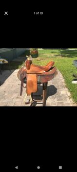 The American all around western saddle with tack, The American  All purpose I believe, Julia Duart , Siodło westernowe , Seminole 
