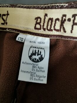 Thermo Reithose gr. 170 Black Forrest Thermo-/ Winterreithose 