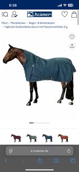 Thermo Master Jesco II 165 Fleecefutter 0g, Thermo Master  Jesco II, Tanja Hochhaus , Horse Blankets, Sheets & Coolers, Schwarzenberg