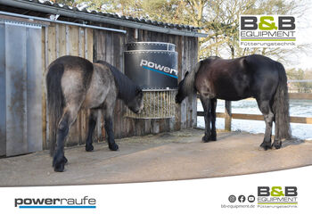 zeitgesteuerte Heuraufe bis zu 30kg Heu, H²O - die powerraufe, B&B equipment GmbH powerraufe, B&B Equipment (B&B equipment GmbH), Hay Nets, Bags & Rags, Hilden