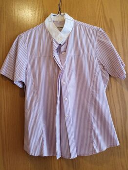 Turnierbluse weiß/rosa, Cavallo , Juliane , Show Apparel, Lehrberg 