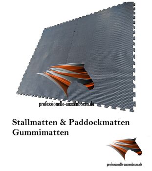 TOP Große Stallmatten | Boxenmatten | Puzzlematten | Paddockmatten | Gummimatten | Schutzmatte AUSSENBOXEN Stallmatten - Paddockmatten - Gummimatten - Boxenmatten