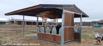 TOP - Unterstand Pferde | Pferdeunterstand | Weideunterstand | Weidehütte Pferd | Offenstall kaufen AUSSENBOXEN Pferdeunterstand - Weideunterstand - Unterstand - Offenstall bauen