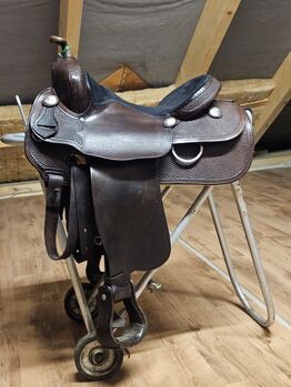 **TOP** Westernsattel Diamond C 16 Zoll 3-Way In-Skirt Rigging Diamond C 
