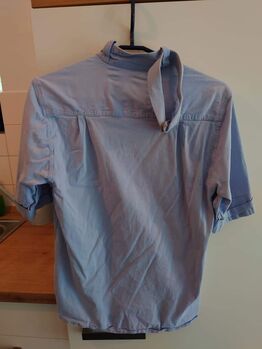 Turnierbluse hellblau mit Kragen M 38