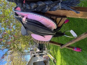 Holzpferd XXL mit Zubehör