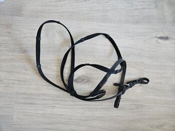 Trense WB schwarz inkl Zügel 2 Stirnriemen