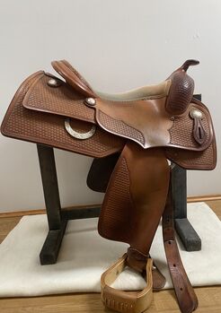 Triple W Platinum Square Reiner (von Gomeier), Gomeier’s world of saddles Triple W Platinum Square Reiner , Andela Vukadin, Western Saddle, Nidderau