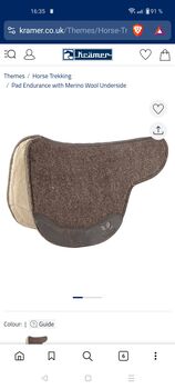 TWIN OAKS Pad Endurance mit Merinowoll-Unterseite Twin Oaks
