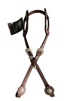 Zweiohrzaum mit Strass, Glam Bridle, Bridles & Headstalls, Gottshaus 