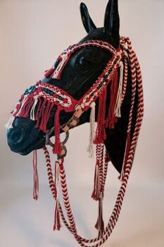 Trense, vorderzeug und zügel aus Makramee, für shows oder zum eigenbedarf, neu, Azzy, Other, Leipzig