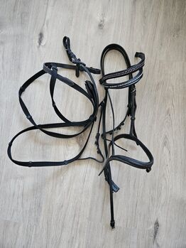 Trense WB schwarz inkl Zügel 2 Stirnriemen, Katja, Bridles & Headstalls, St. Georgen