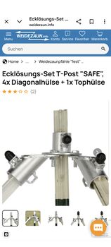 Diagonalhülsen Weidezaun  Serie Safe 